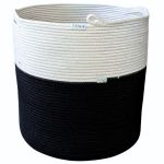 Large Handmade Rope Planter Basket With Water Resistant Properties