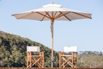 Woodline Safari 3M Round Wooden Umbrella Various Color Options Available