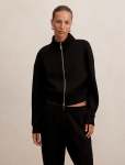 Hannah Zip Lounge Jacket - L Black
