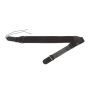 Woven Guitar Strap Universal For Bass Black