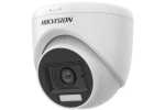 Hikvision DS-2CE76D0T-LPFS 2MP Smart Hybrid Light Audio 2.8MM Fixed Turret Camera 20M Ir Switchable Signals Tvi ahd cvi cvbs Dig