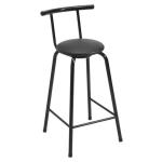 No Brand Bar Stool With Padded Seat Black