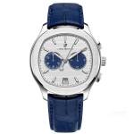 LD-9108 Leather Watch - 41MM Seiko VK64 Blue