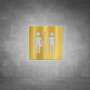 Toilet Male And Female Sign D05 - Polished Brass