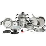 21 Pce Crown Stainless Steel Pot Set