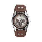 Fossil Coachman Chronograph Brown Leather Watch