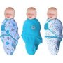 Wrap Bear 3-PACK Blue Small