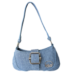 Denim Lily Shoulder Bag