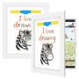 2 Pack Picture Frame Kids Artwork Frame For Storage Children's Drawings A4