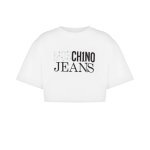 Cropped Logo T-Shirt -white