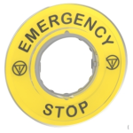 ZBY9320 Emergency Stop Legend