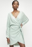 Superbalist Dolman Sleeve MINI Wrap Dress - Vintage Sage
