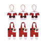6-PIECE Santa Suit Cutlery Holder Set