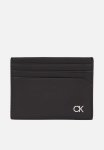 Calvin Klein Metal Ck Cardholder 6CC - Ck Black Smooth