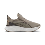 Puma Womens Softride Sabrina Polished Chrome Sneakers In Mouse Grey Mauve - Mouse Grey & Mauve 7