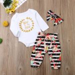 Striped Floral New To The Crew 3 Piece Set