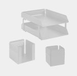 Complete Desk Set Fluted – 514SI