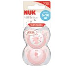 Nuk Soother Silicone Baby Rose Trendline - 6-18 Months