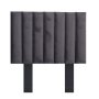 Nu Dekor - Linzy Headboard - Double - Dark Grey