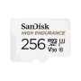 Sandisk High Endurance 256GB Microsdxc V30 U3 For Dash Cam Security Camera
