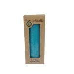 Candle Pillar Turquoise Blue 7.5X18CM