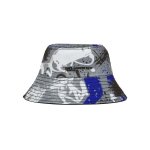 Reversible Graffiti Bucket Hat – Painters Print Blue All Over Print