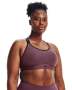 Women's Ua Infinity Mid Sports Bra - Ash Plum / XS