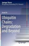 Ubiquitin Chains: Degradation And Beyond Hardcover 2015 Ed.
