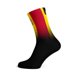 Andorra Flag Socks - Small Black