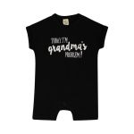 Today I'm Grandmas Problem Printed Romper