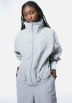 Nylon Windbreaker - Light Grey