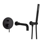 - Bath Mixer Set Blackened Brass