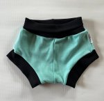 12-18 M Aqua Black Trim Shortie