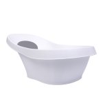 Linx Newborn Snuggle Baby Bath With Anti-slip Support – Grey & White