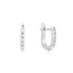 Spike Huggie Hoop Earrings