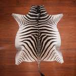 Bold-striped Zebra Hide Rug 205 X 161 Cm No. B-090