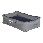 Rogz Lekka 3D Pod Dog Black & Grey Bed - Small Grey navy