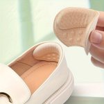 Heel Cushion Inserts - Anti-slip Heel Stickers For High Heels Leather Shoes - Adjustable Half Size Pads For Custom Fit - Comfort