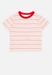 PoP Candy Striped Crew Tee-red & White