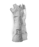 Chrome Leather Double Palm Gloves – 40CM Cuff