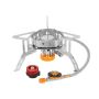 Glamping- Windproof Gas Stove + Butane Adapter + MINI Folding Grill Combo