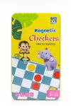 Magnetic Checkers Travel Board Game