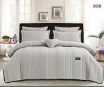 Zs - 6 Piece Quilted Bedspread - White