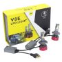 V8E Series H4 65W LED Light Bulbs With Cooling Fan - Set