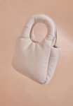White Padded Handbag - White