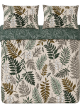 Single Size Fern Pattern Comforter - 160 X 200 Cm Green