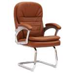 High-back Comfortable Pu Leather Office Chair 511G Brown