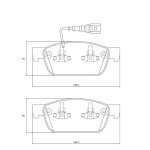 Kbc Brake Pads Front For Vw T5 T6 Kombi Crew Cab Panel Van