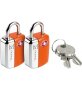 Design Go MINI Glo Lock Tsa Twin Pack - Orange