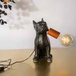 Frenchie Table Light - Matt Black Fitting On Left